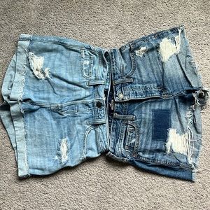Two pairs of Hollister denim shorts size 3